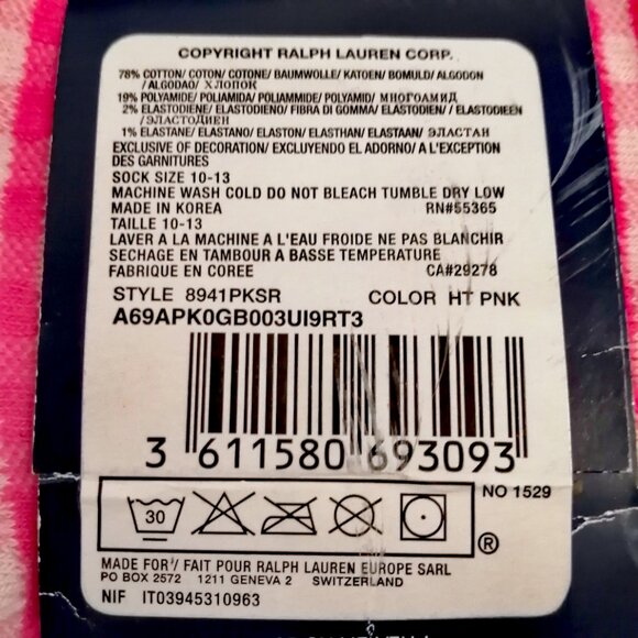 Polo Ralph Lauren Socks, 2-Pack, BNWT - Picture 3 of 5